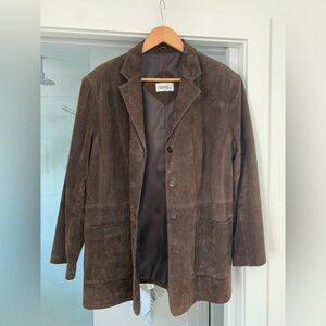 Vintage northern reflections brown suede jacket